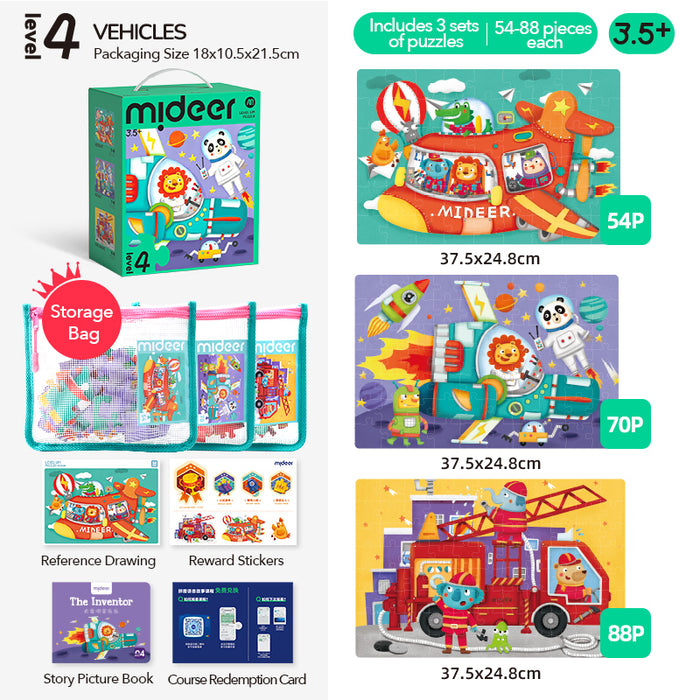 Level Up! Puzzles Level 4 - Transportation [ 54P-88P ]