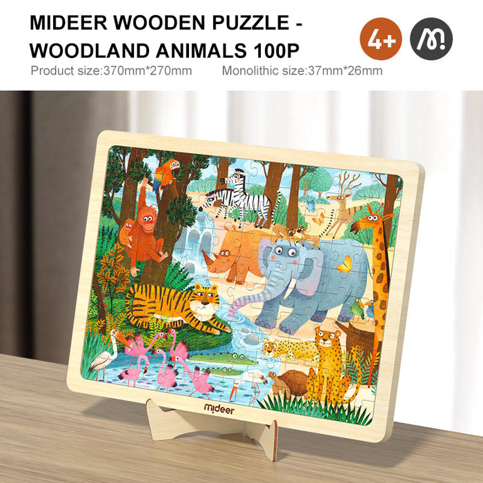 Wooden Puzzle: Woodland Animals [ 100P ]