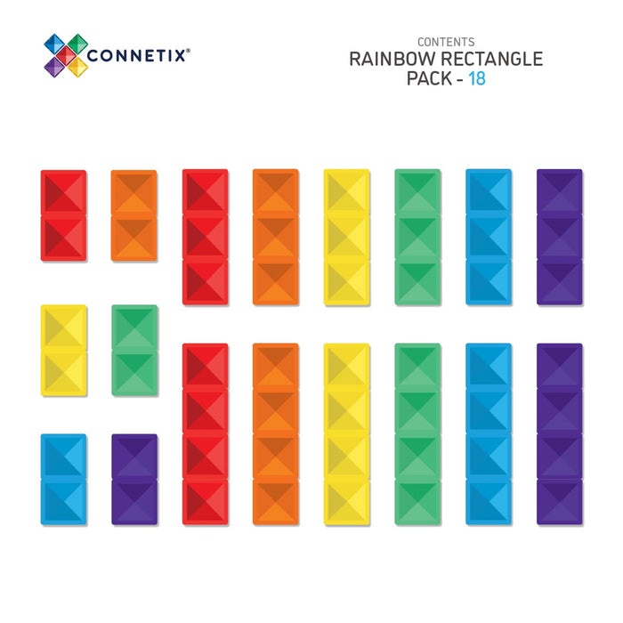 Connetix Rectangle Pack 18/24 pc