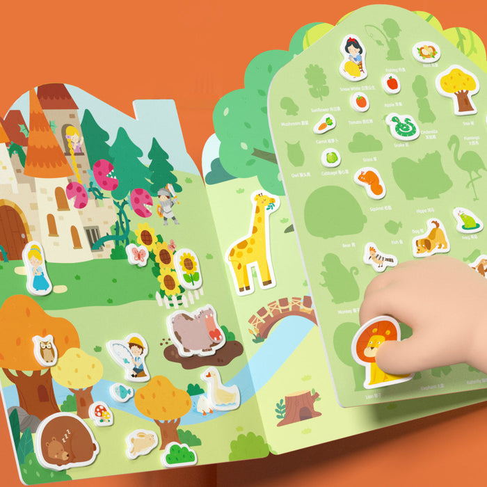 Reusable Jelly Sticker: The Busy Animal Town