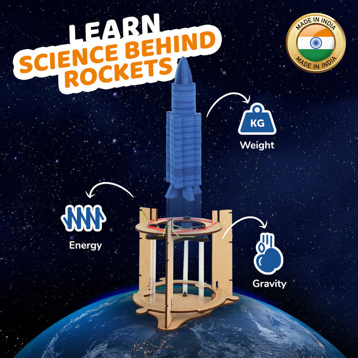 Smartivity Blast-off Space Rocket DIY STEM Construction Toy