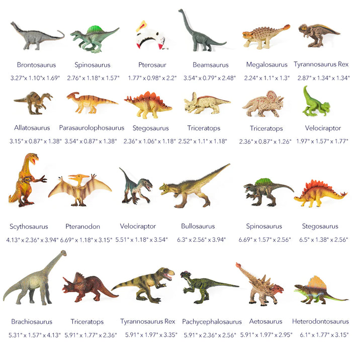 Dinosaur Toy Set 24 PCS