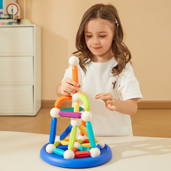 Rainbow Magnetic Building Stick