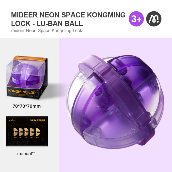 Neon Space Kongming Lock: Lu-Ban Ball [ Intermediate Level ]