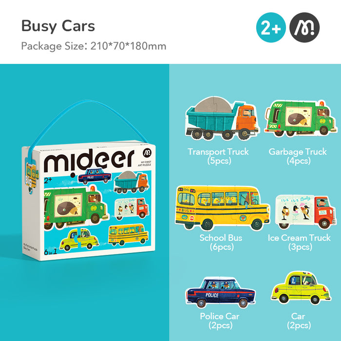 My First Artist Puzzle: Busy Cars