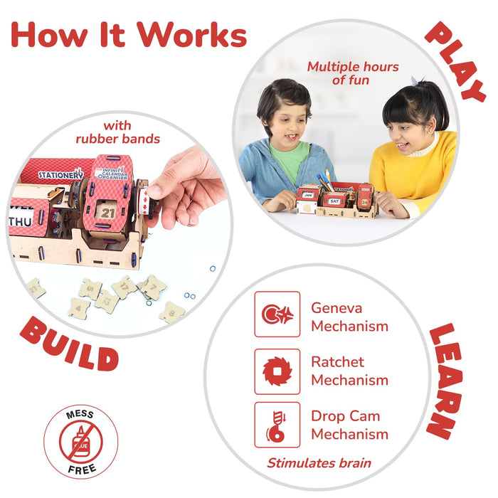 Smartivity Infinity Calendar Organiser DIY STEM Construction Toy