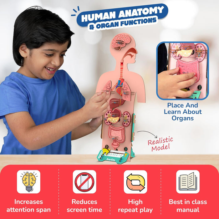 Smartivity Human Body 5-in-1 DIY STEM Construction Toy