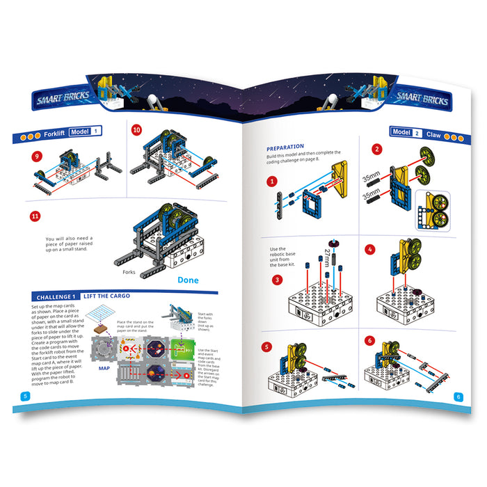 Smart Bricks - Coding & Robotics: Challenge Pack 1