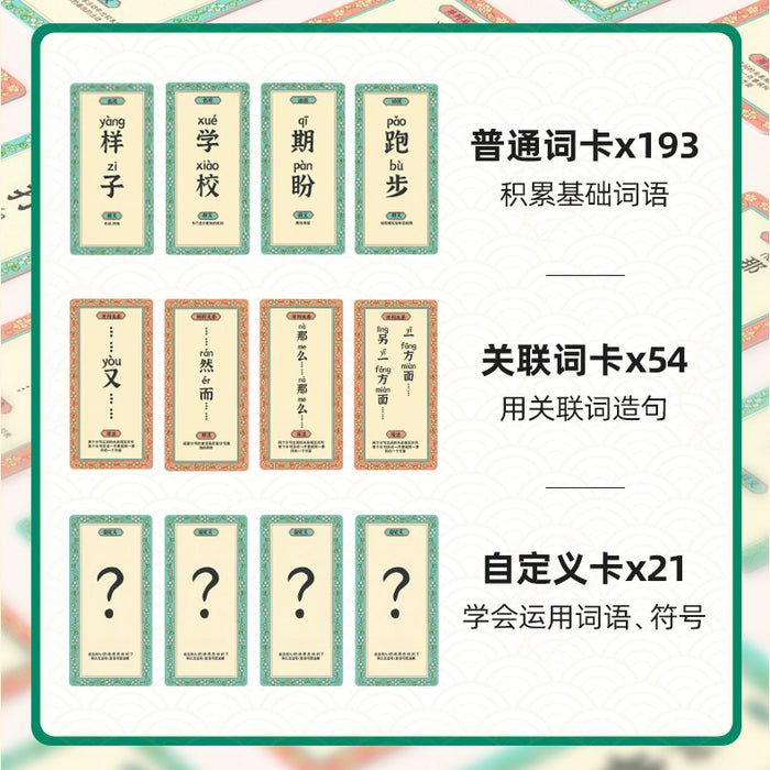 Chinese Learning: Linguistic Training Board Game - Sentence Building < 连词成句 >