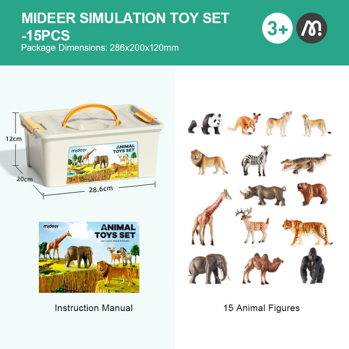 Animals Toy Set 15 PCS