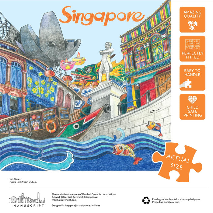 Out & About Lion City a 100 Pieces Jigsaw Puzzle