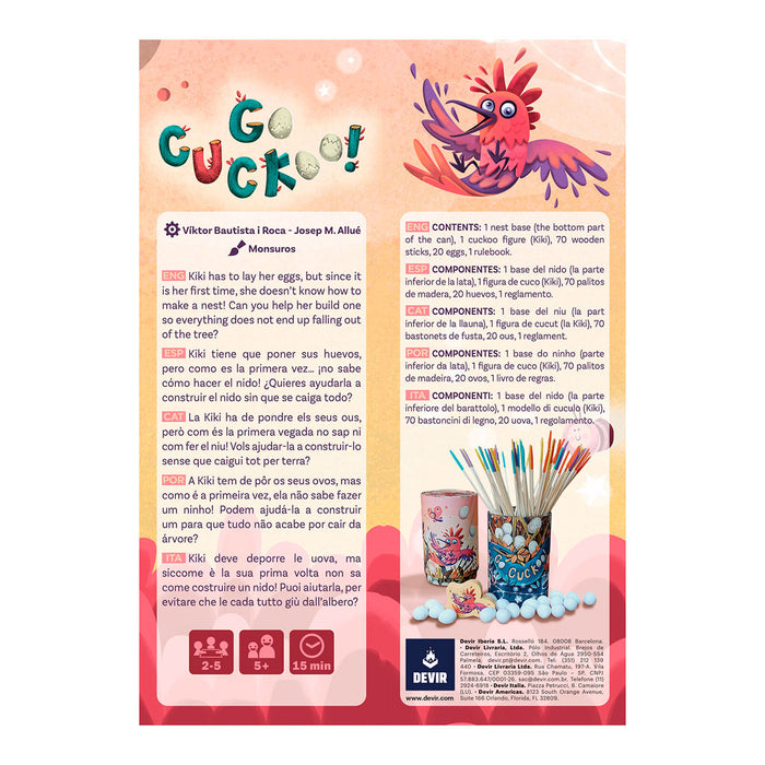 Go Cuckoo! - A Competitive Nest-Building Party Game