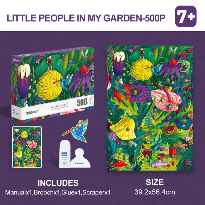 Artist Puzzle: Little People In My Garden [ 500P ]