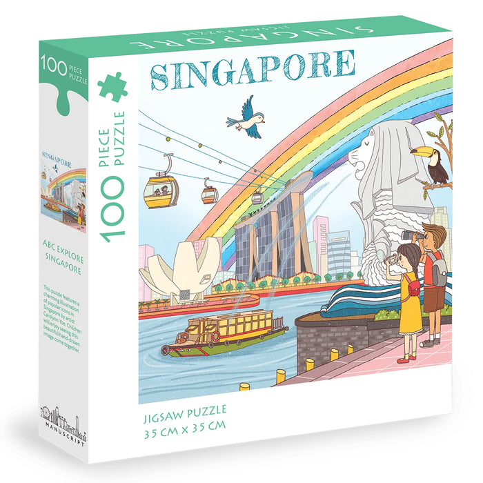 ABC Explore Singapore a 100 Pieces Jigsaw Puzzle