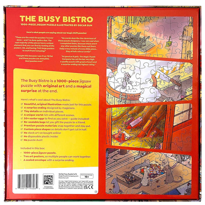 The Busy Bistro • 1000 Pcs Puzzle from The Magic Puzzle Company • Series Two