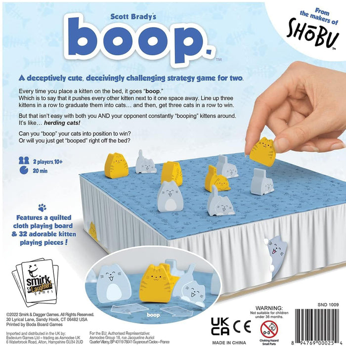 boop - a cute but deceptively challenging abstract strategy game