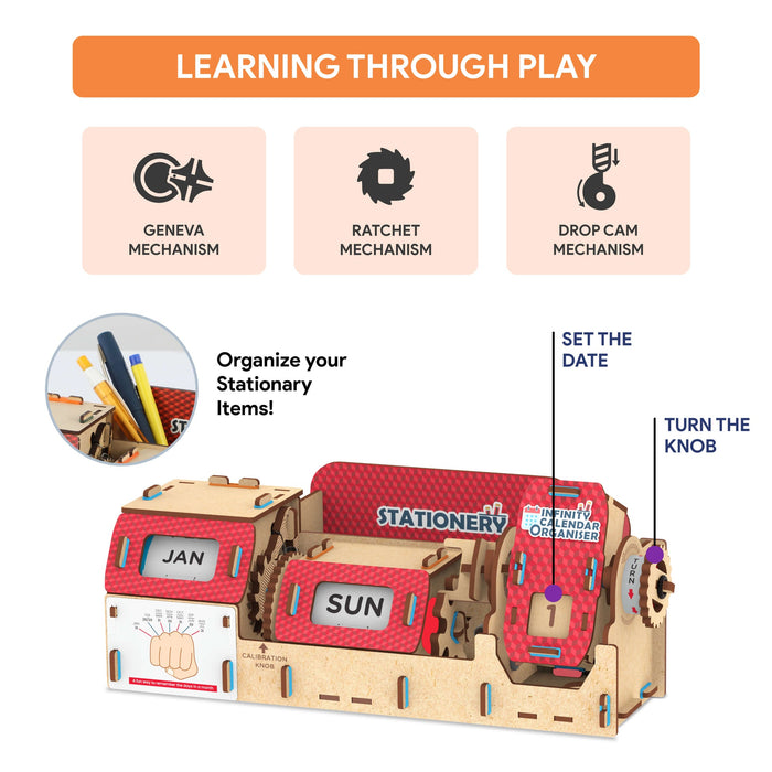 Smartivity Infinity Calendar Organiser DIY STEM Construction Toy