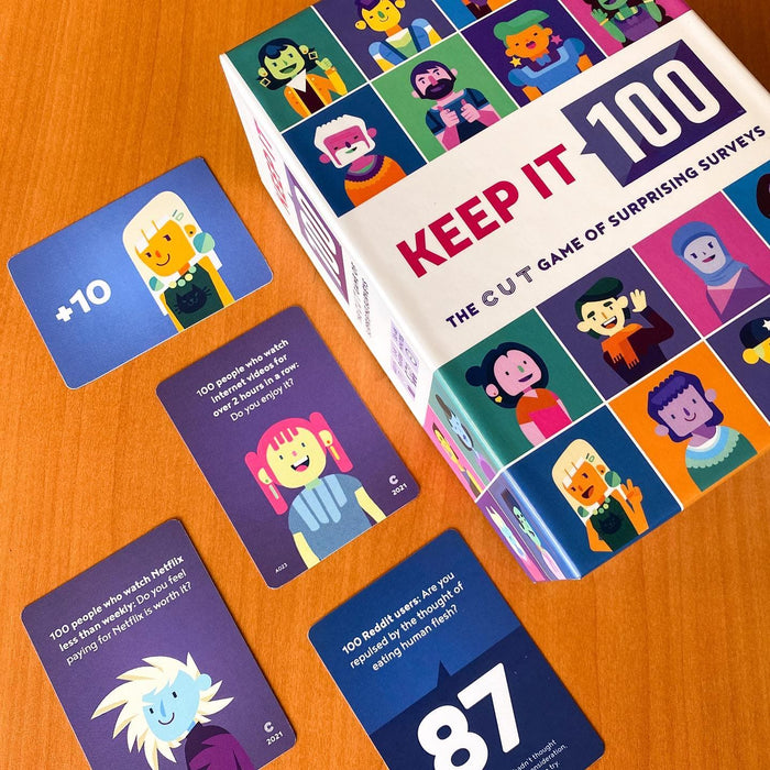 Keep it 100: The Card Game | Surprising Surveys Prediction Game