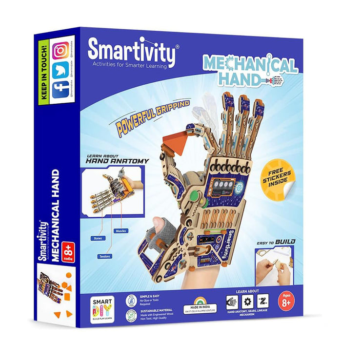 Smartivity Robotic Mechanical Hand DIY STEM Construction Toy