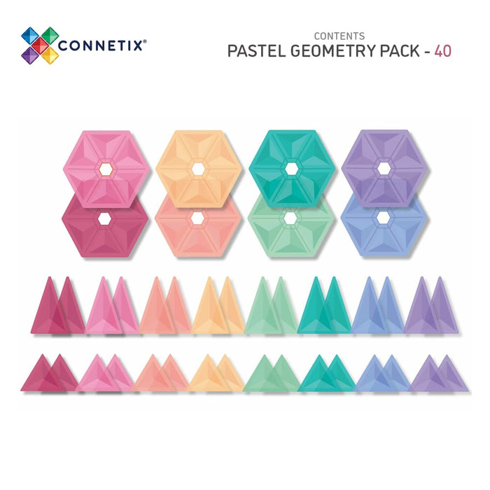 Connetix Geometry Pack 30/40 pc