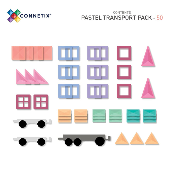 Connetix Transport Pack - 50 Piece