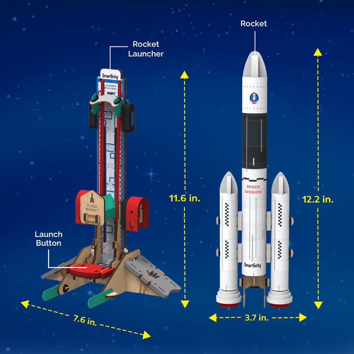 Smartivity Rocket Launcher DIY STEM Construction Toy