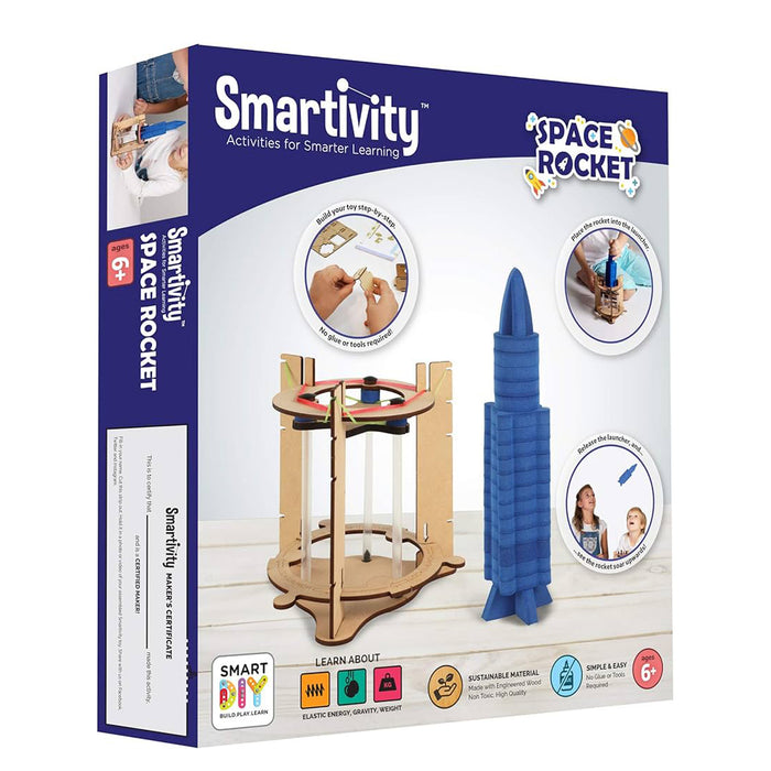 Smartivity Blast-off Space Rocket DIY STEM Construction Toy