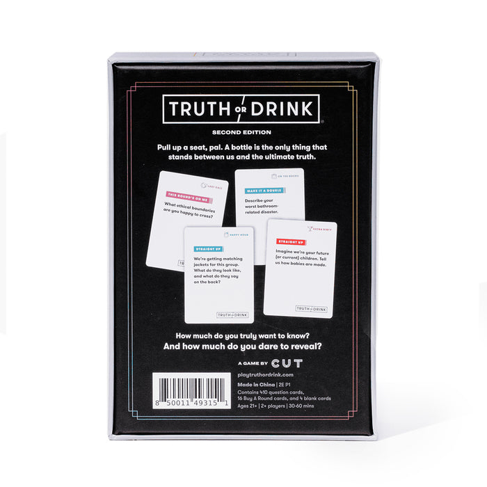 Truth or Drink: Party Card Game