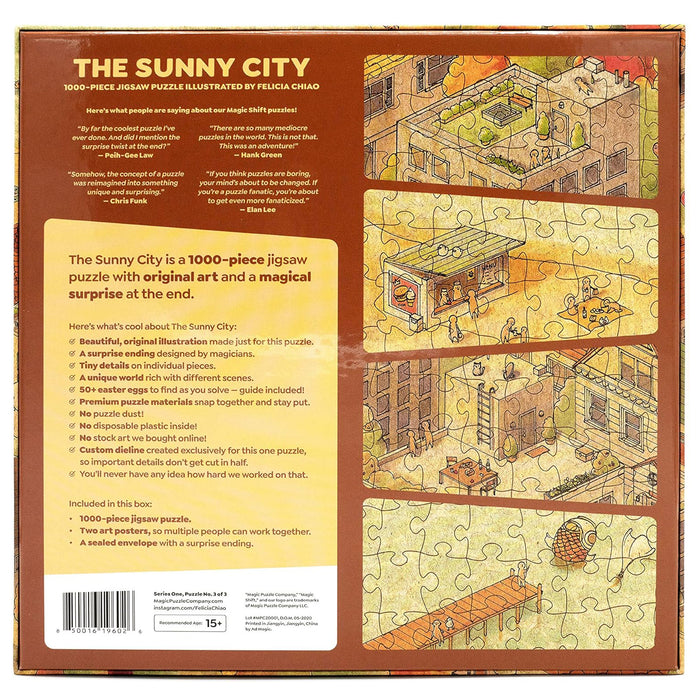 The Sunny City • 1000 Pcs Puzzle from The Magic Puzzle Company • Series One