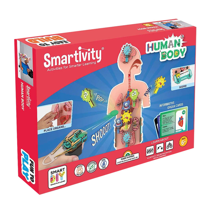 Smartivity Human Body 5-in-1 DIY STEM Construction Toy