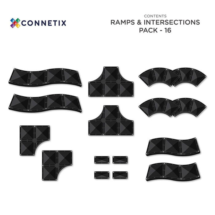 Connetix Ramps & Intersections 16 pc