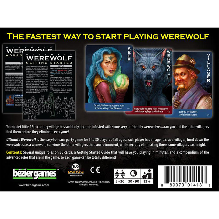 Ultimate Werewolf: Night Terrors, Board Game